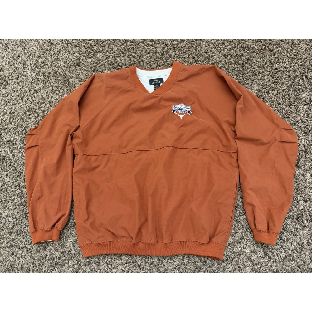 Antigua University Of Texas Longhorns 2006 Rose Bowl Championship Pullover Sz M
